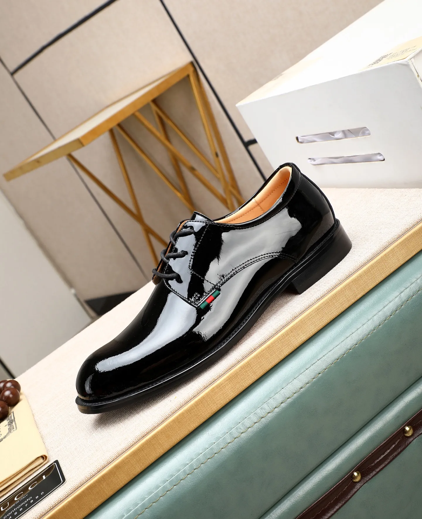 Men's shoes 💰520 📛📛Original (water-dyed cow lining) GUCCI official website formal shoes🌀 Italian 🇮🇹Imported cowhide➕Top imported water-dyed cowhide lining💋Finely handmade Original bottom, the real thing looks better when photographed in person Standard size 38-44